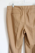 NEW Talbots Camel Brown Curvy Trouser Pant | 14 Petite