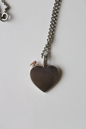 "Mom" Heart Pendant Necklace