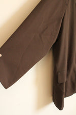 Old Navy Brown Button Front Blazer | 4XL