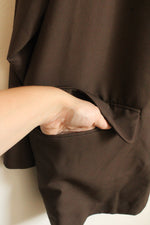 Old Navy Brown Button Front Blazer | 4XL