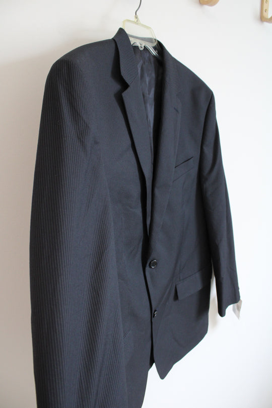 NEW Michael Kors Navy Pinstripe Blazer | 46R