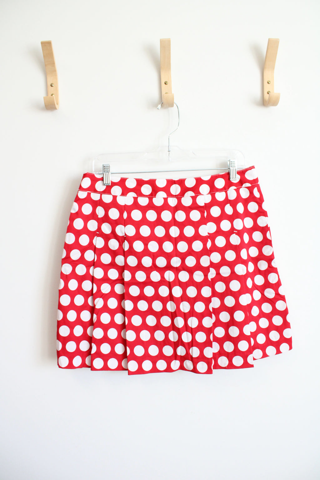 Liz Golf Red & White Polka Dot Skort | 8