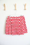 Liz Golf Red & White Polka Dot Skort | 8