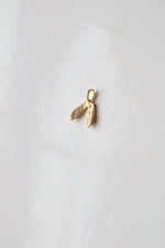 14K Yellow Gold Ballet Flat Necklace Pendant