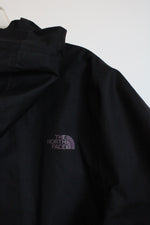 The North Face Black Lined Jacket with Hood | XL