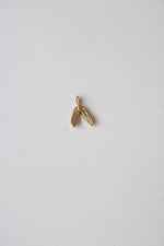 14K Yellow Gold Ballet Flat Necklace Pendant