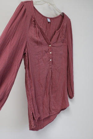 Old Navy Dusty Rose Blouse | XS
