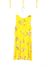 Old Navy Yellow Floral Sleeveless Dress | M