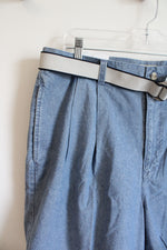 NEW Izod Blue Denim Cotton Shorts | 36