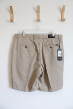 NEW Greg Norman Natural Performance Tan Shorts | 36