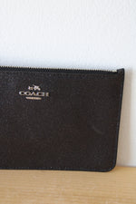 Coach Black Sparkle Wristlet Wallet