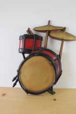 Vintage Metal Drum Set Art 1970 Sexton