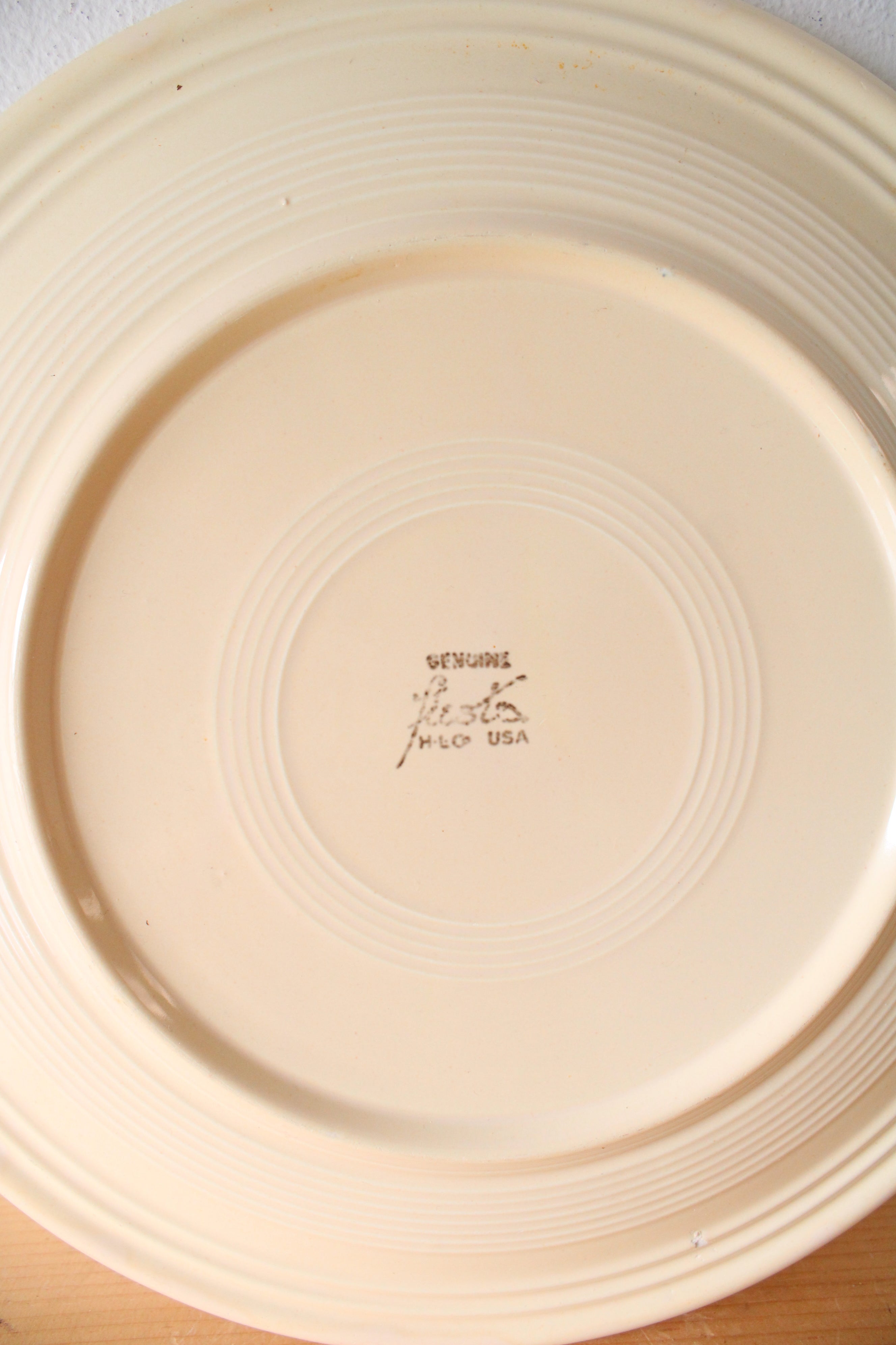 Vintage Homer Laughlin Fiesta Large Yellow Chop Plate Serving Platter