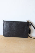 Coach Black Sparkle Wristlet Wallet
