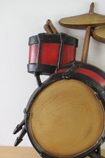 Vintage Metal Drum Set Art 1970 Sexton