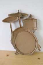 Vintage Metal Drum Set Art 1970 Sexton