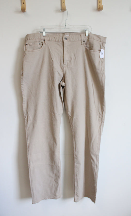 NEW Old Navy Straight Beige Jeans | 44X36