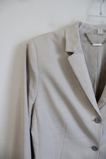 NEW Elie Tahari Cream Shannon Jacket Blazer | 12