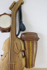 Vintage Metal Musical Instruments Art 1970 Sexton