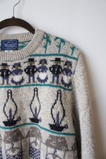 Woolrich Vintage Wool Blend Pilgrim Amish Sweater | S