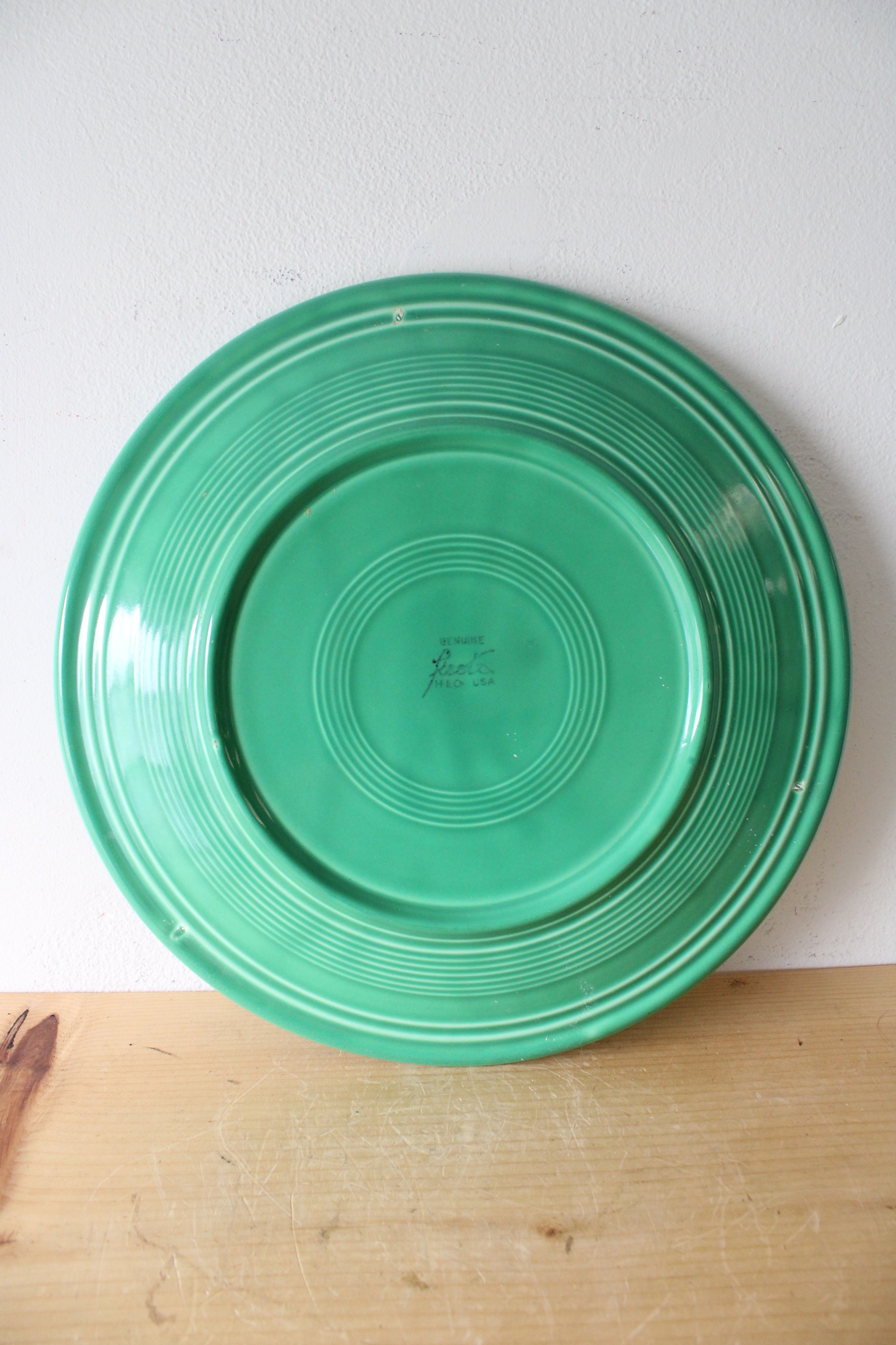 Vintage Homer Laughlin Fiesta Large Green Chop Plate Serving Platter
