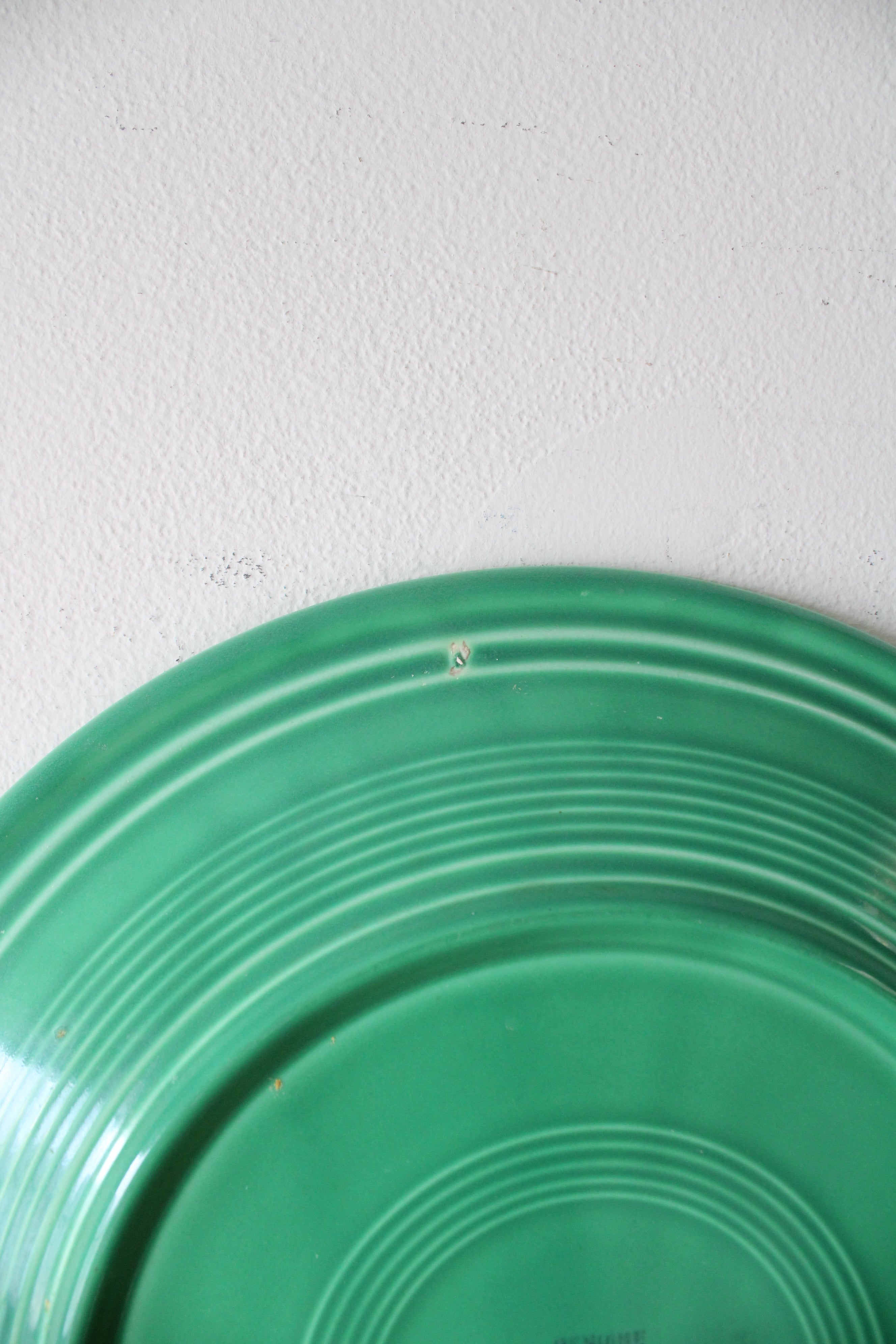 Vintage Homer Laughlin Fiesta Large Green Chop Plate Serving Platter