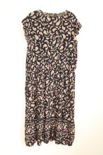 Old Navy Black Floral Ruffle Sleeve Dress | 2XL