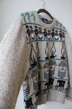 Woolrich Vintage Wool Blend Pilgrim Amish Sweater | S