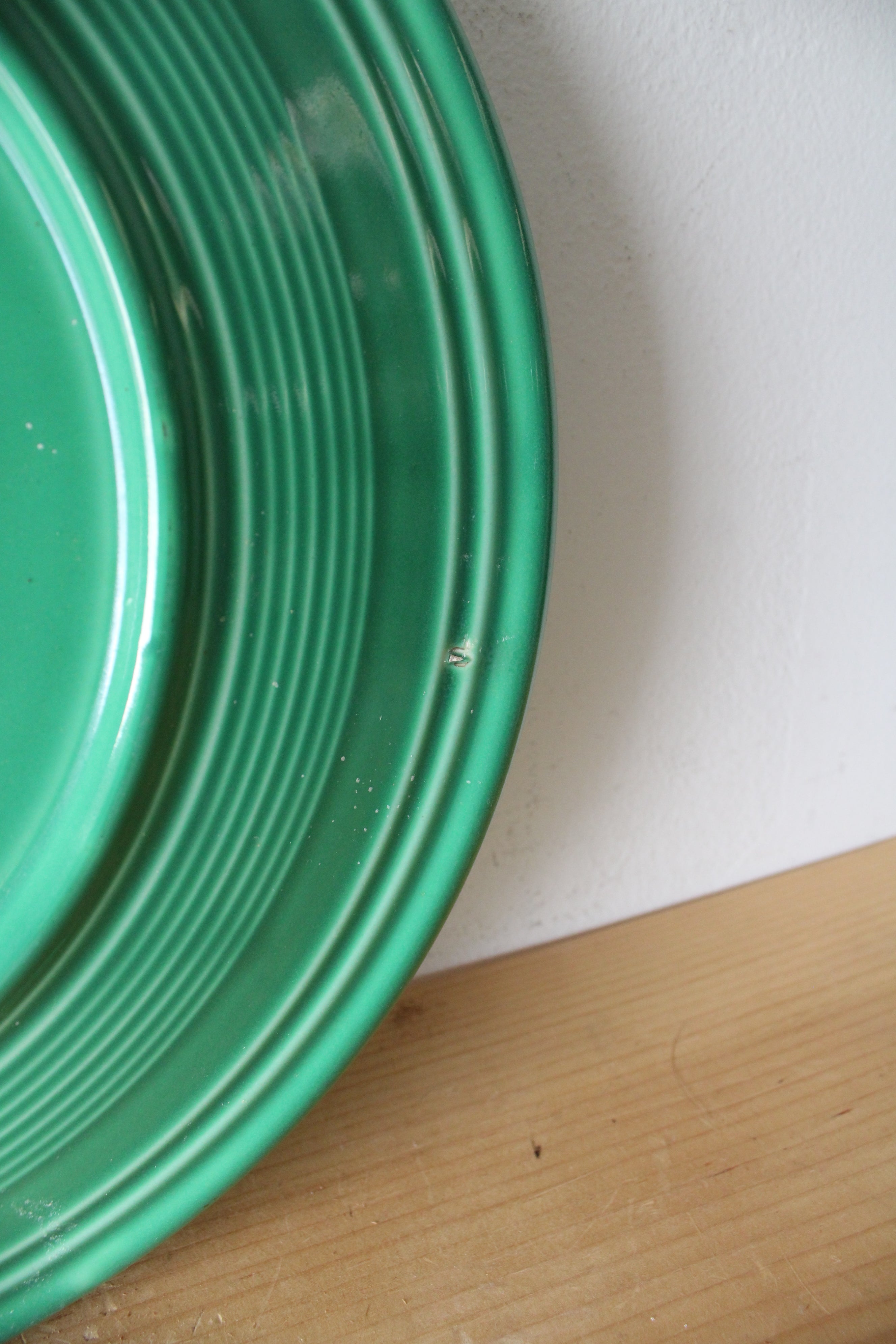 Vintage Homer Laughlin Fiesta Large Green Chop Plate Serving Platter