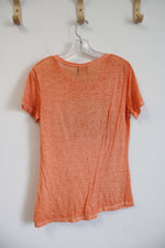 Harley-Davidson SL Kitts Sequined Orange Shirt | M