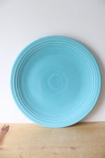 Vintage Homer Laughlin Fiesta Large Turquoise Chop Plate Serving Platter