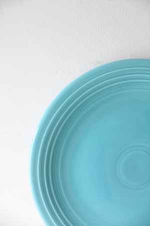 Vintage Homer Laughlin Fiesta Large Turquoise Chop Plate Serving Platter