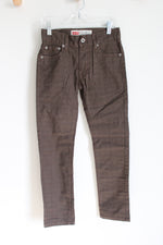 Levi's 510 Super Skinny Brown Herringbone Jean | 10