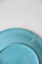 Vintage Homer Laughlin Fiesta Large Turquoise Chop Plate Serving Platter