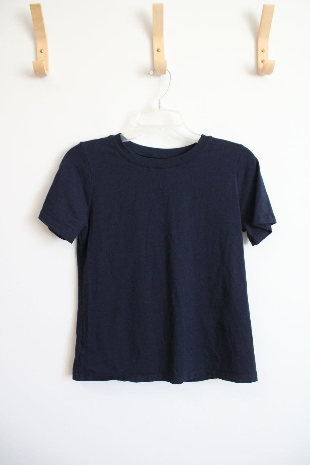 Ann Taylor Solid Navy Top | M