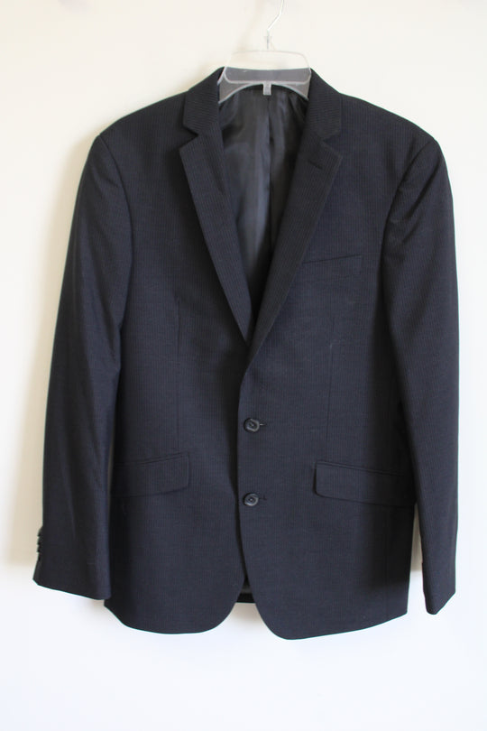 NEW Kenneth Cole Reaction Black Pinstripe Blazer | 36R