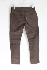 Levi's 510 Super Skinny Brown Herringbone Jean | 10