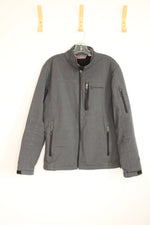 Free Country Gray Softshell Windbreaker Jacket | M