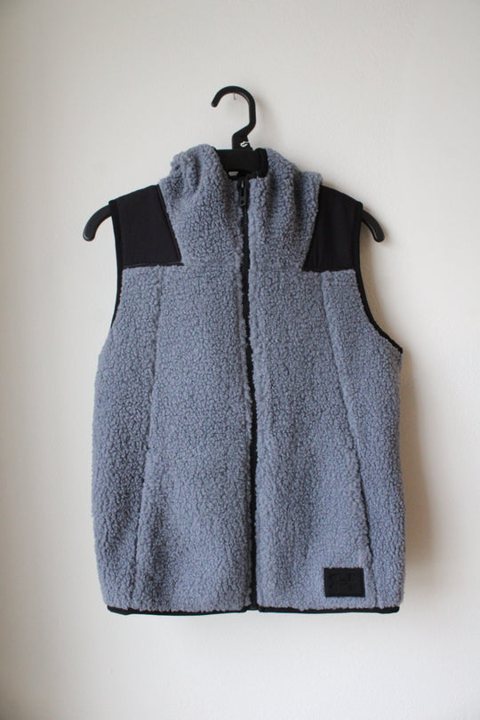 Under Armour Blue Sherpa Hooded Vest | Youth S