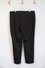 Kasper Brown Striped Pants | XL