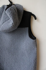 Under Armour Blue Sherpa Hooded Vest | Youth S