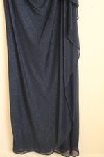 NEW Alex Evenings Blue Shimmer Formal Dress  | 6