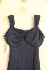 NEW Alex Evenings Blue Shimmer Formal Dress  | 6
