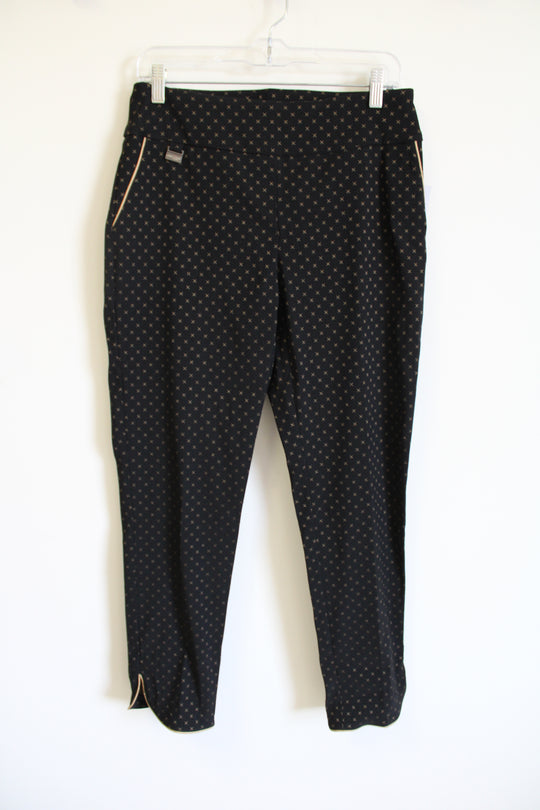NEW Lisette L Montreal Black/Camel Ankle Pant