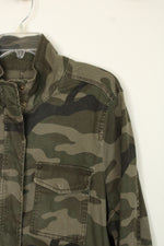 Time and Tru Camo Zip & Snap Jacket | XL