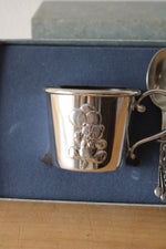 Seagull Pewter 1988 Canada Silver Baby Mug & Spoon