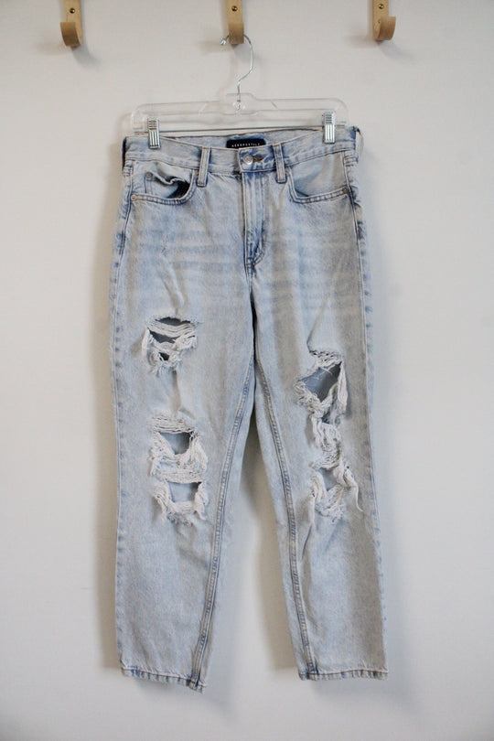 Aeropostale Light Wash Mom Jeans | 4