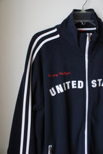 Tommy Hilfiger Navy United States Track Jacket | XL