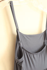 NEW SO Dusty Blue Layered Ruffle Maxi Dress with Pockets | M