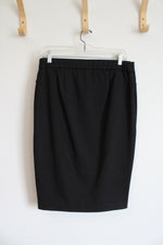 NEW Elle Black Button Down Pencil Skirt | M